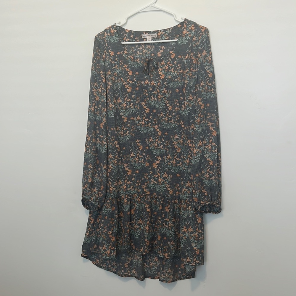Melrose and market high low dress in a beautiful floral pattern!